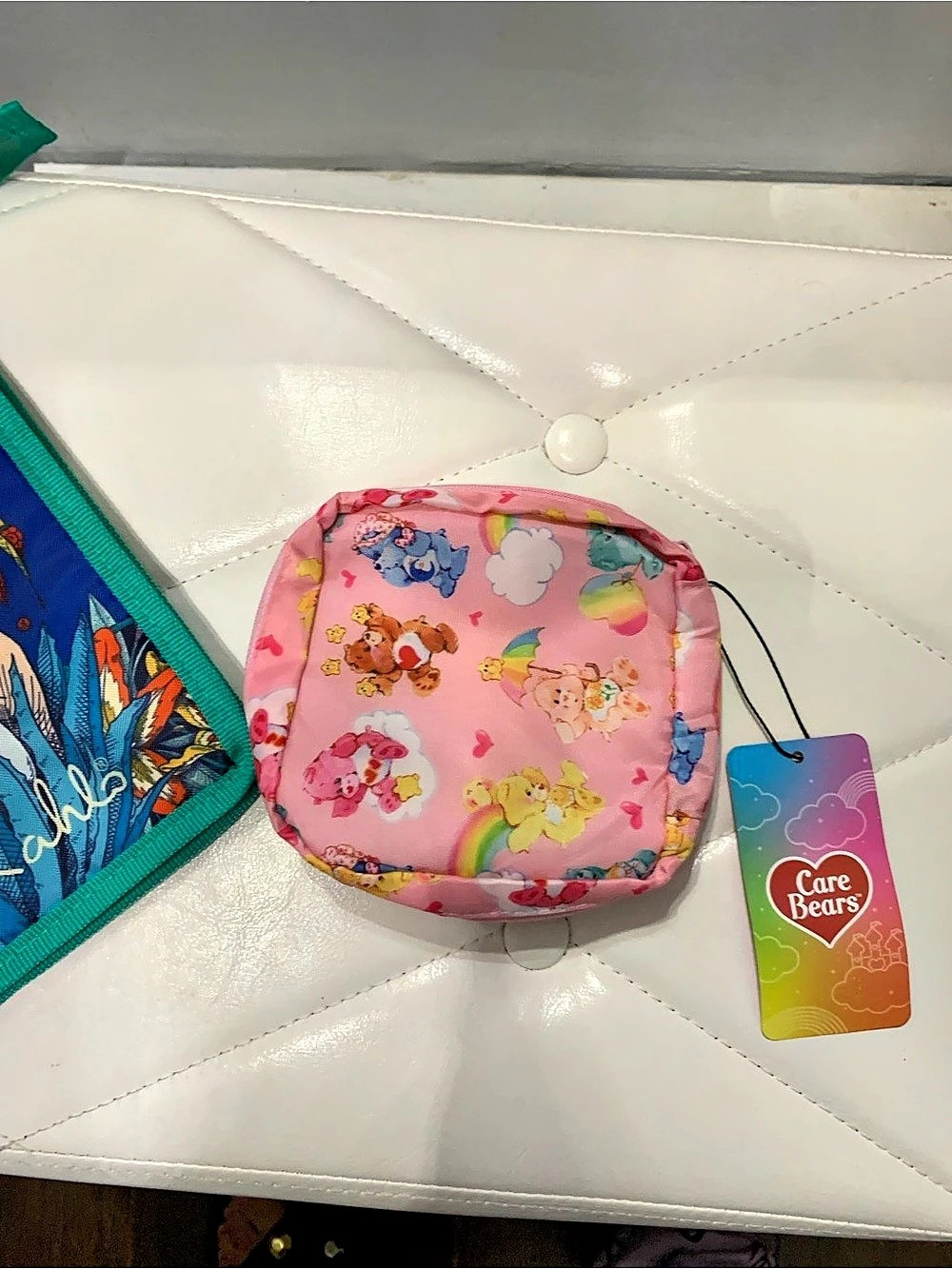 Care Bears Pink & Multicolor Cosmetic Bag